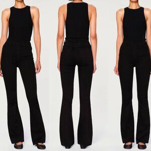 DL1961 Bridget Bootcut Jeans Black High Rise Instasculpt Size 26